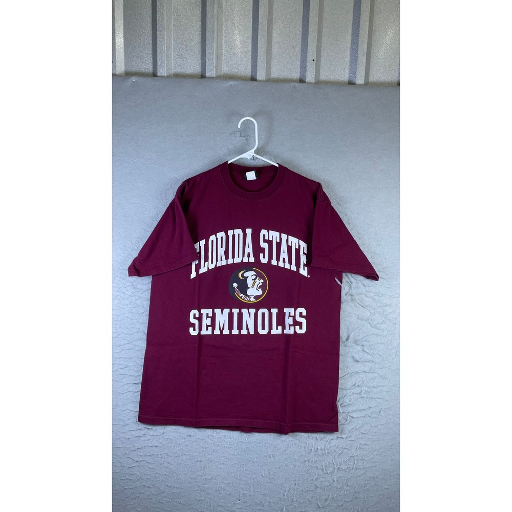MV Sport T-Shirt Mens Large Maroon Excellent Florida State Seminoles NCAA Tee
